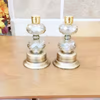 شمعدان لاله کریستال کد 01