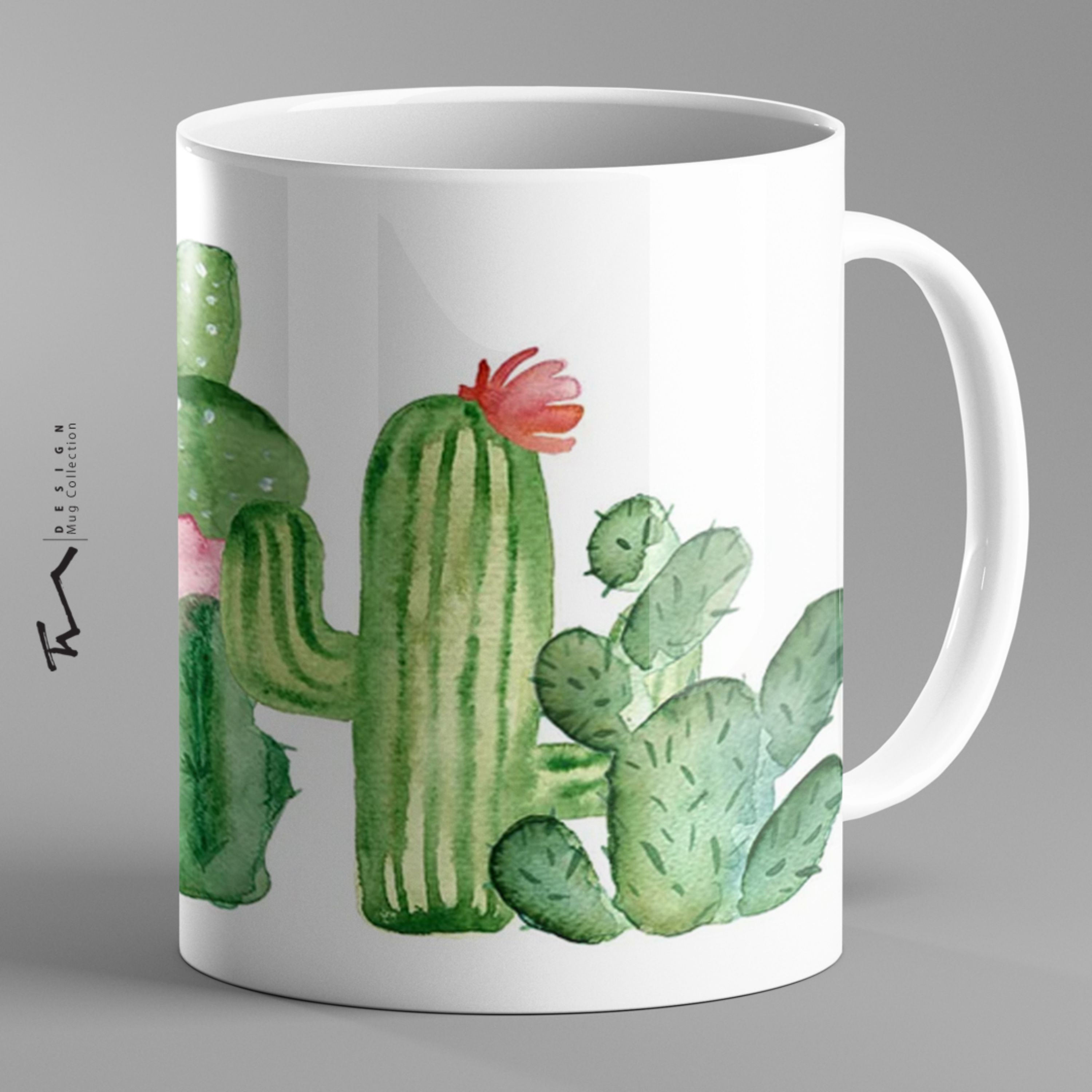 ماگ سرامیکی طرح کاکتوس- چاپ سابلیمیشن - کیفیت چاپ و بسته بندی عالی