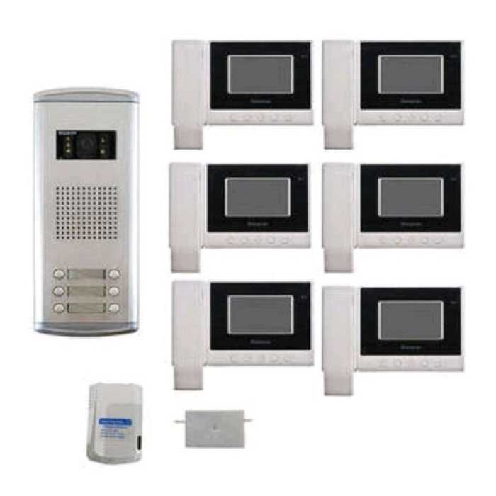 آیفون تصویری 6 واحدی سیماران،مدل 43HS ،بدون حافظه