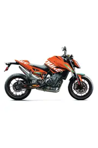 برچسب آرم و نوار شبرنگ نارنجی مجموعه کیت گرافیکی خط KTM DUKE 790 2018 2023 LINE Run Grafik Shop