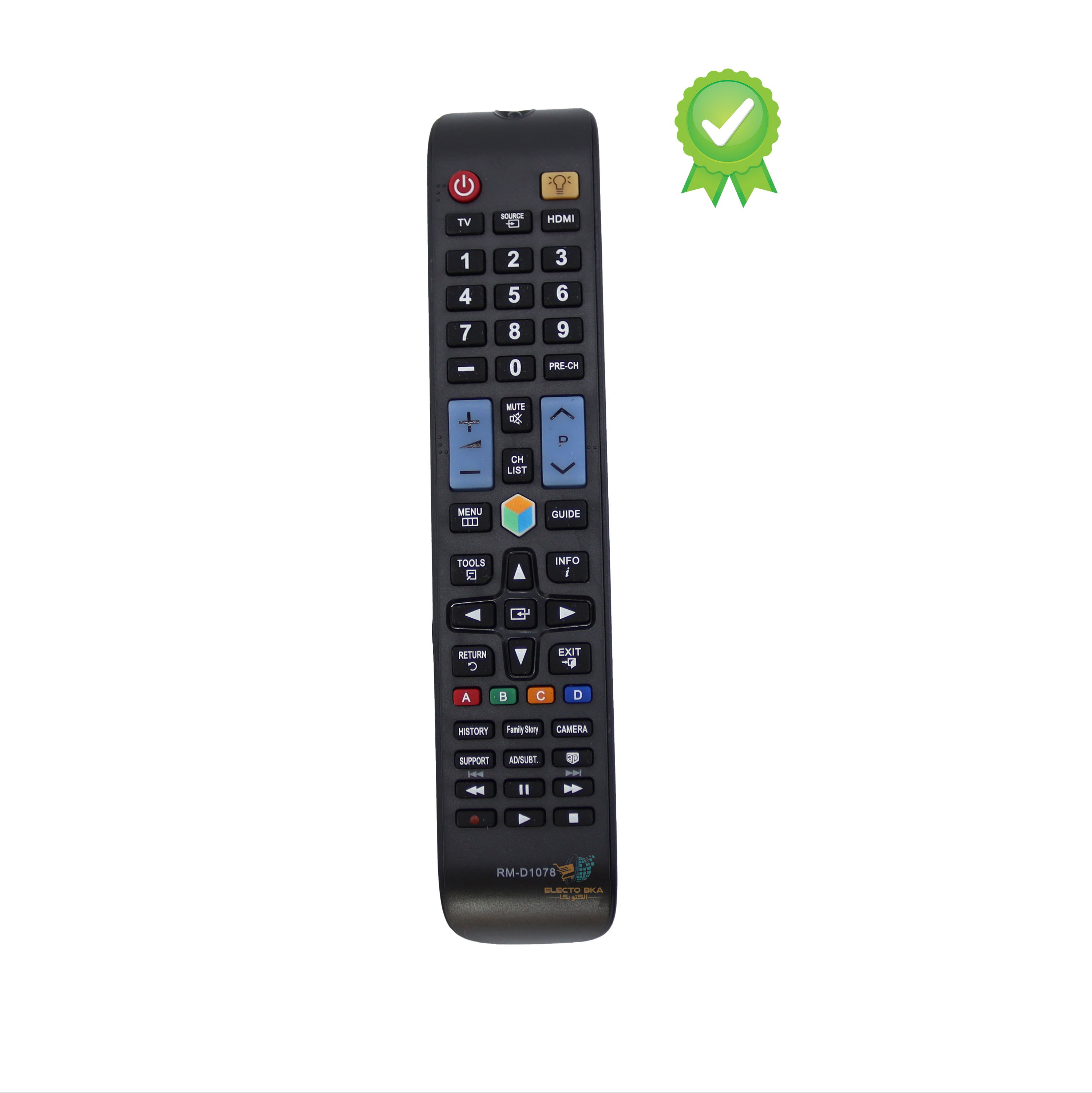 کنترل سامسونگ RM-D1078 - کنترل تلویزیون سامسونگ الکتوبکا 829
