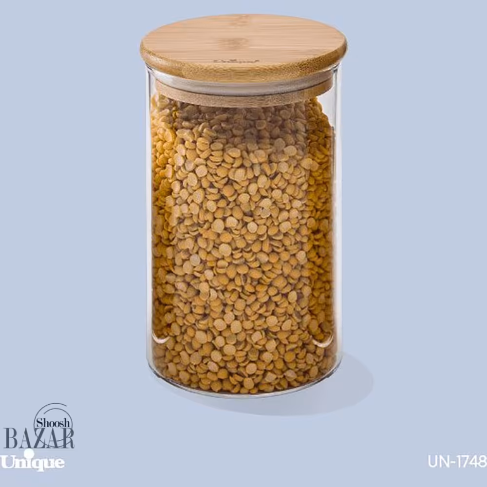 جا حبوبات در چوبی گرد 17 سانت کد 1748