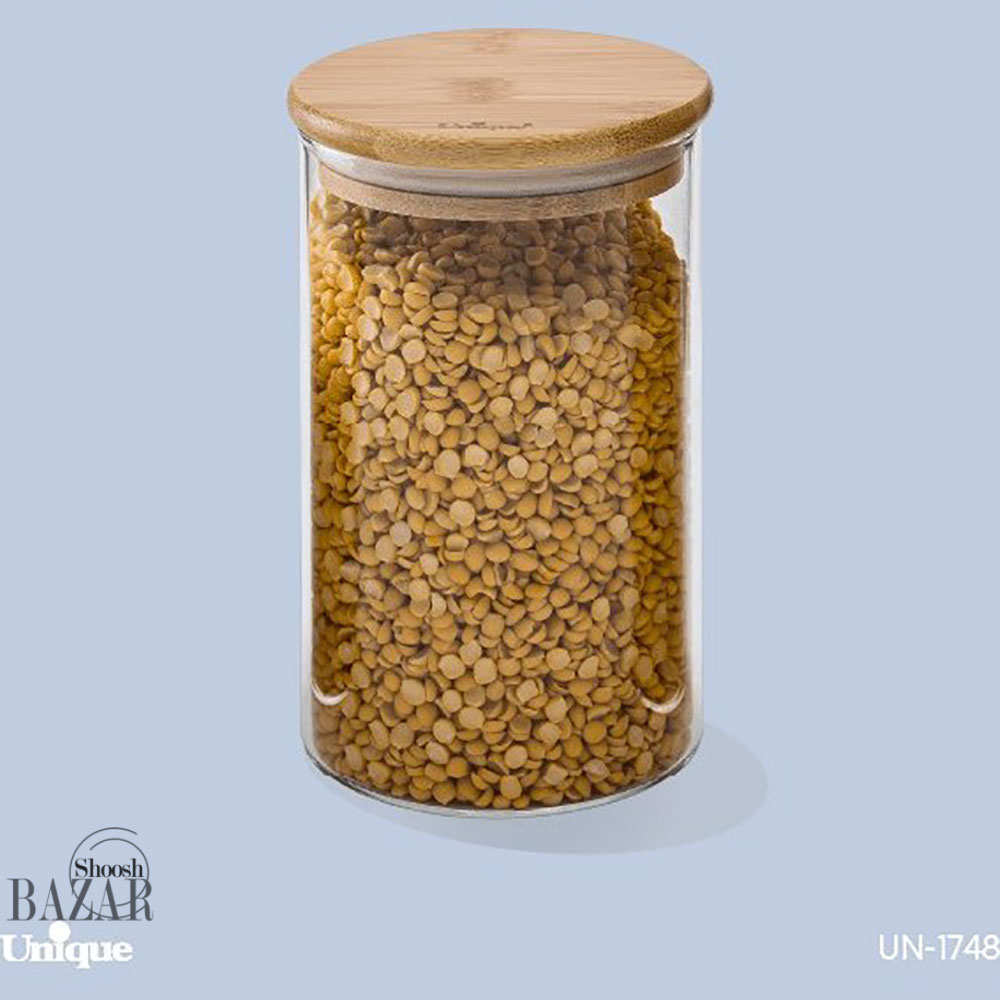 جا حبوبات در چوبی گرد 17 سانت کد 1748