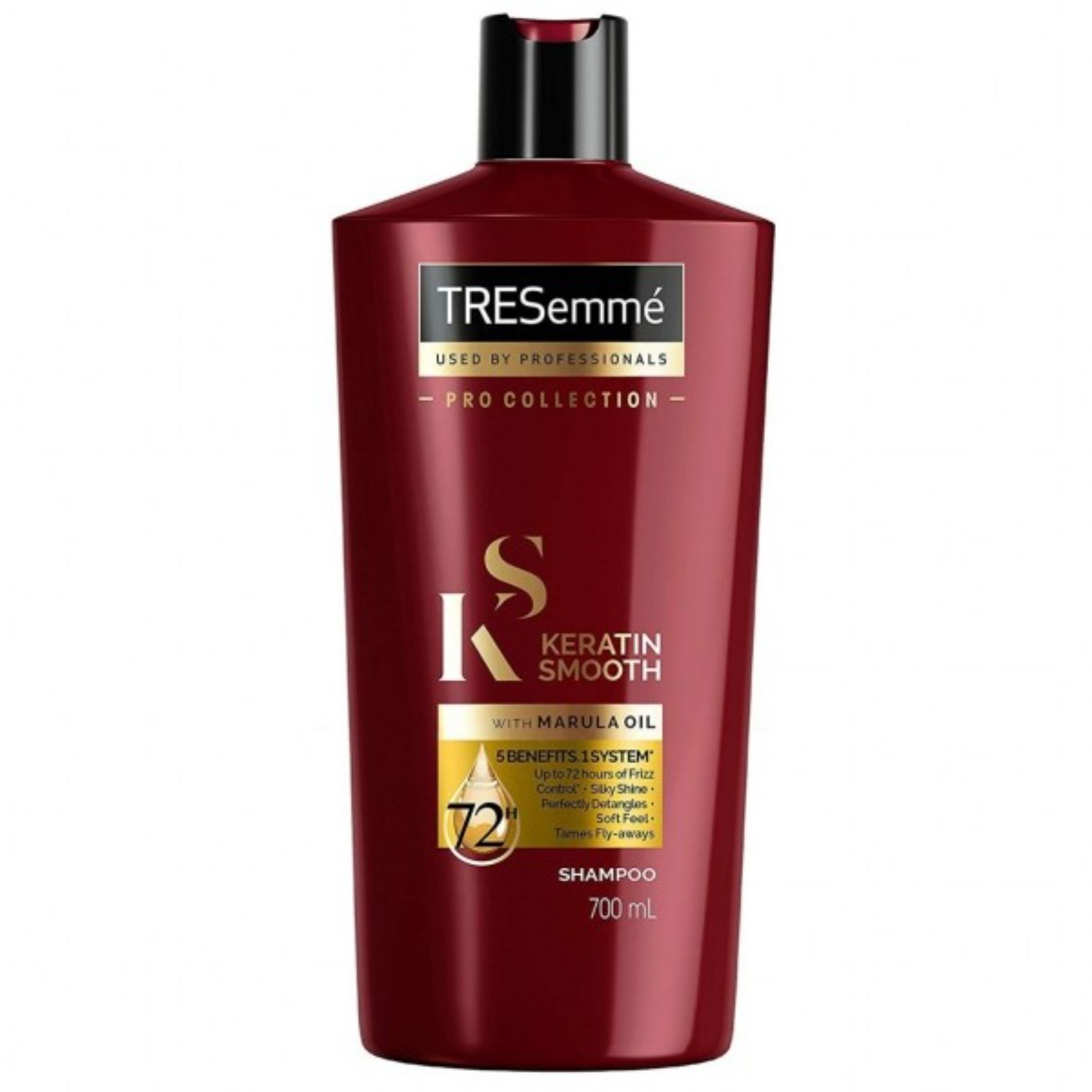 شامپو کراتینه ترزمی اصل مدل Tresemme Keratin Smoothحاوی Marula Oil حجم 400 میلی