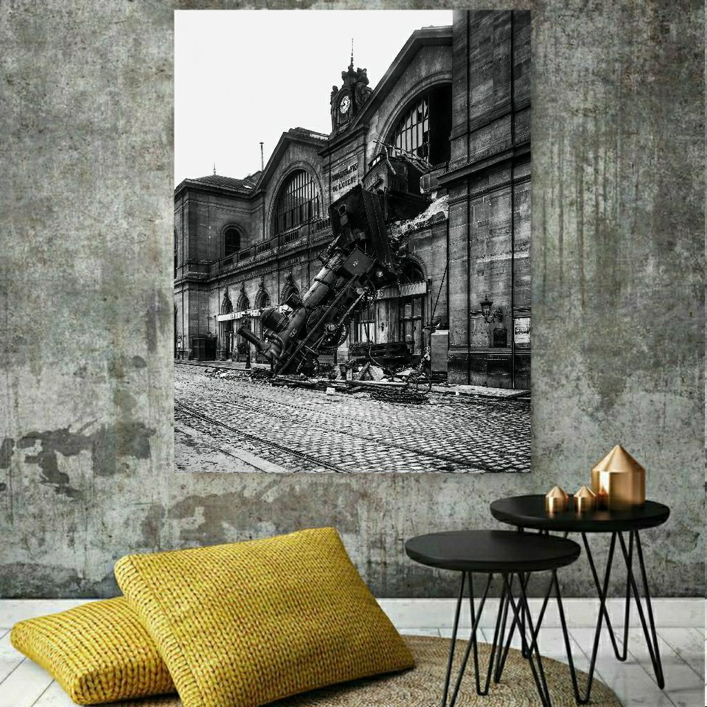 تابلو بوم طرح خاص مهندسی قطار واژگون