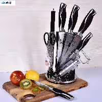 سرویس چاقو اشپزخانه 9 پارچه ام جی اس مدل KS9014B