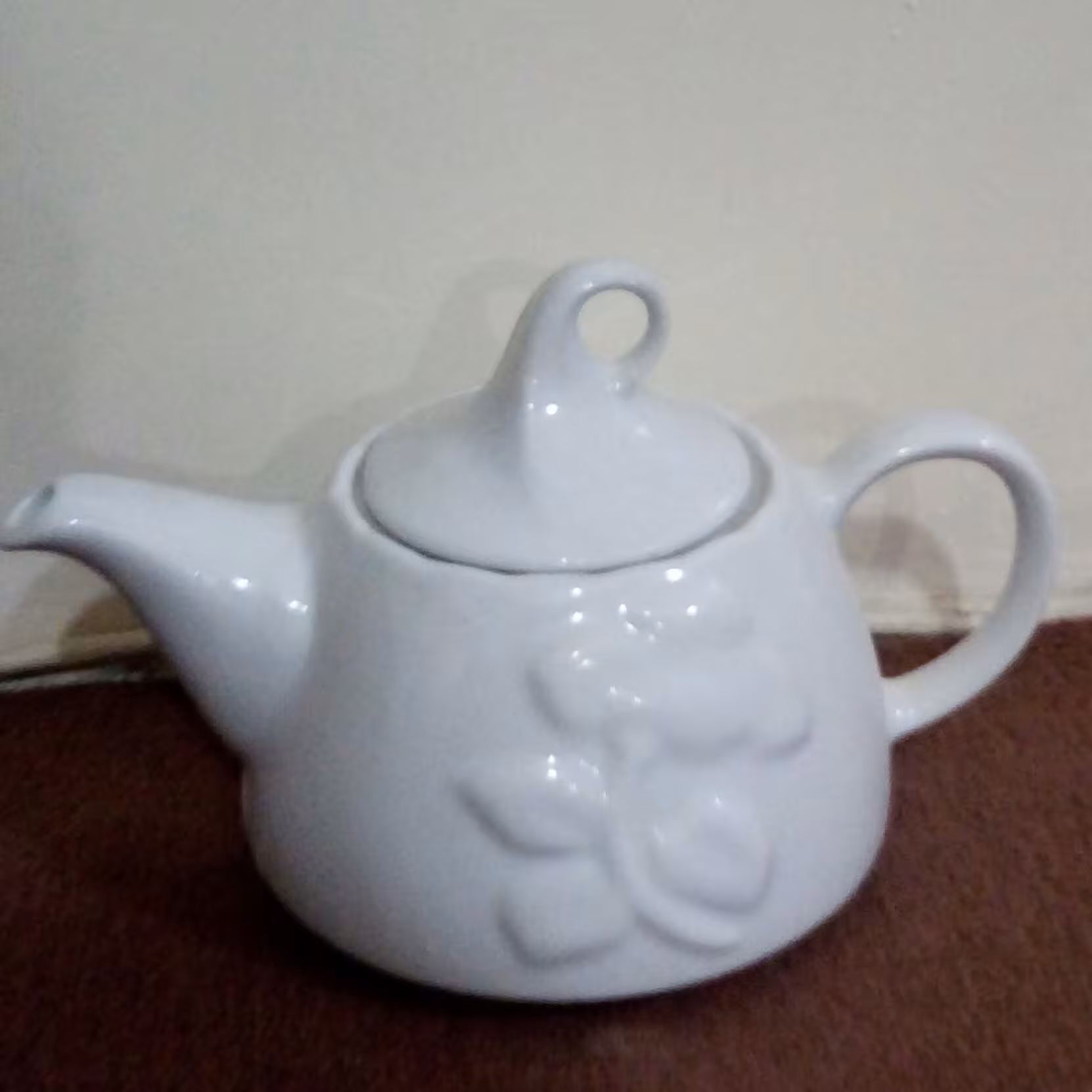قوری گل برجسته 