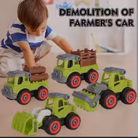اسباب بازی ساختنی خارجی مدل ماشین آلات کشاورزی