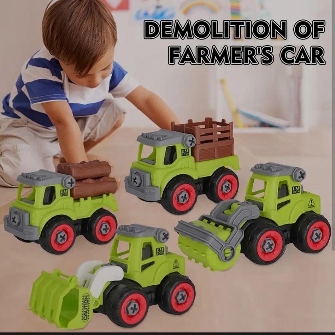 اسباب بازی ساختنی خارجی مدل ماشین آلات کشاورزی