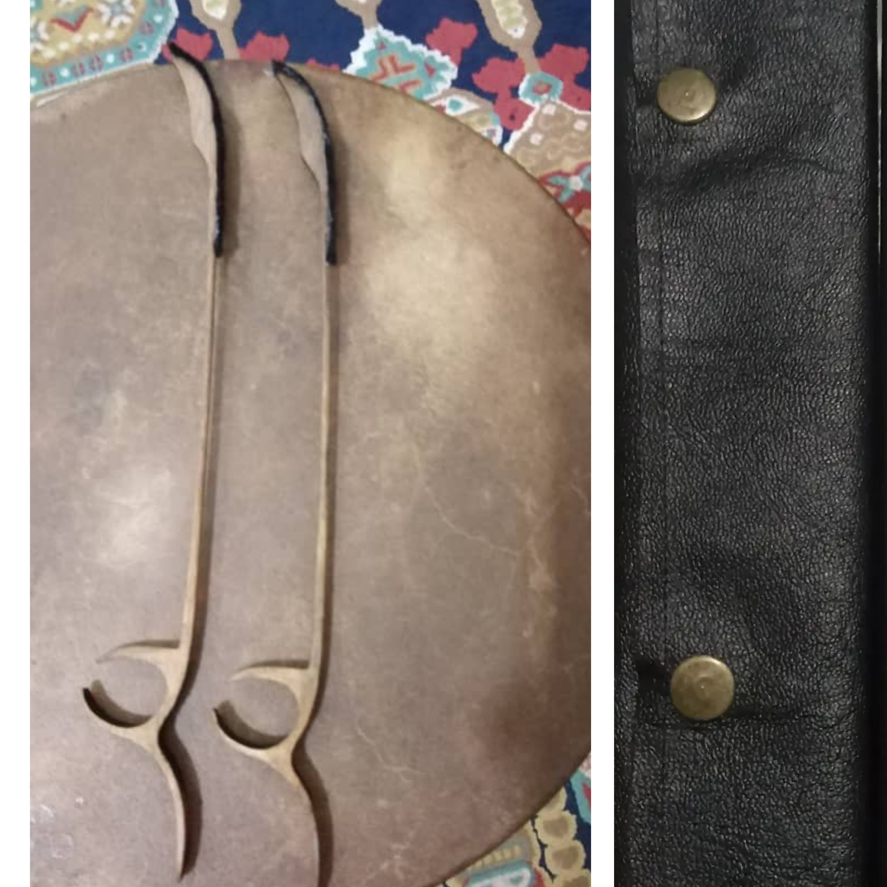 پک یک جفت مضراب مبتدی با جعبه مضراب چرمی