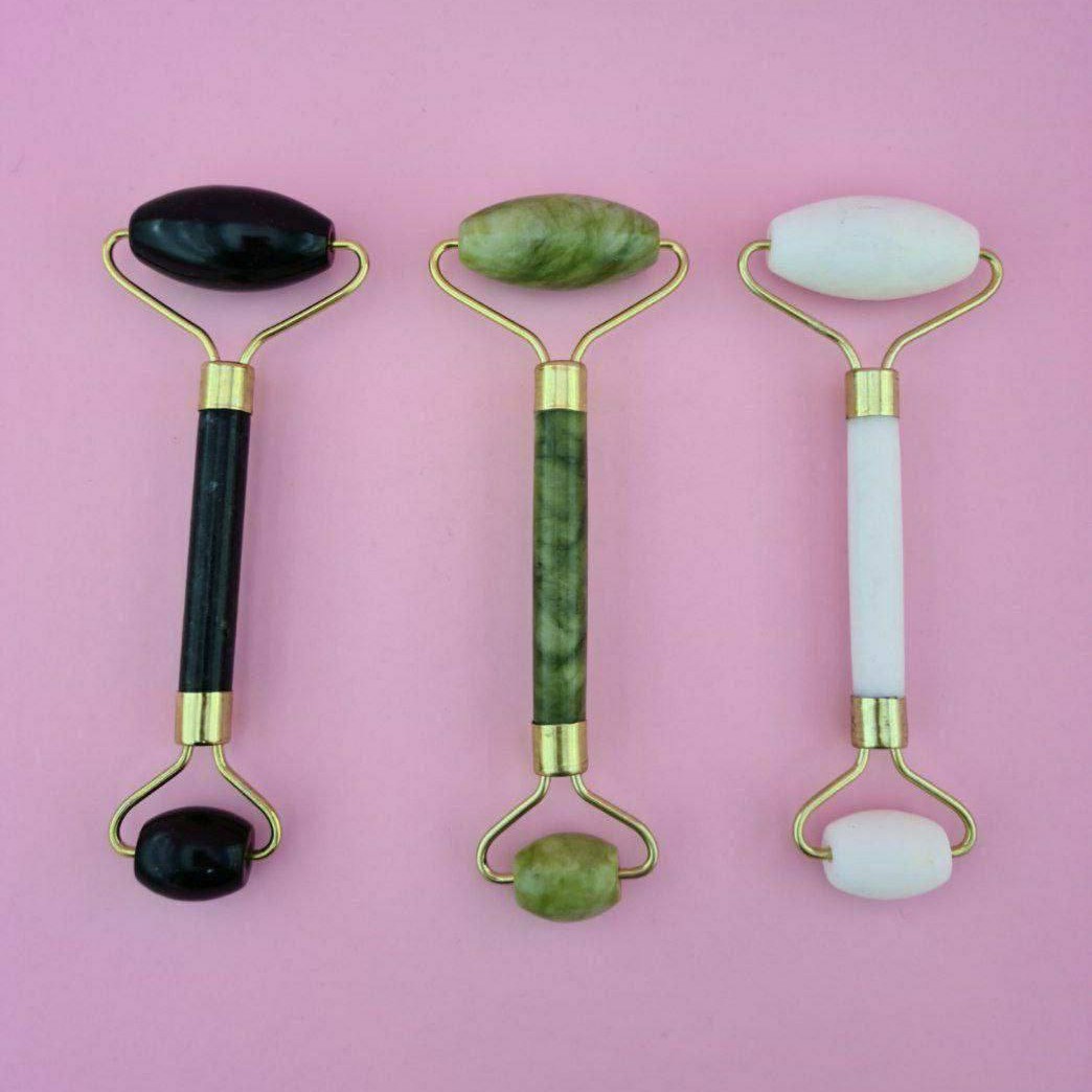 ماساژور صورت جیدرولر سنگ یشم جعبه دار