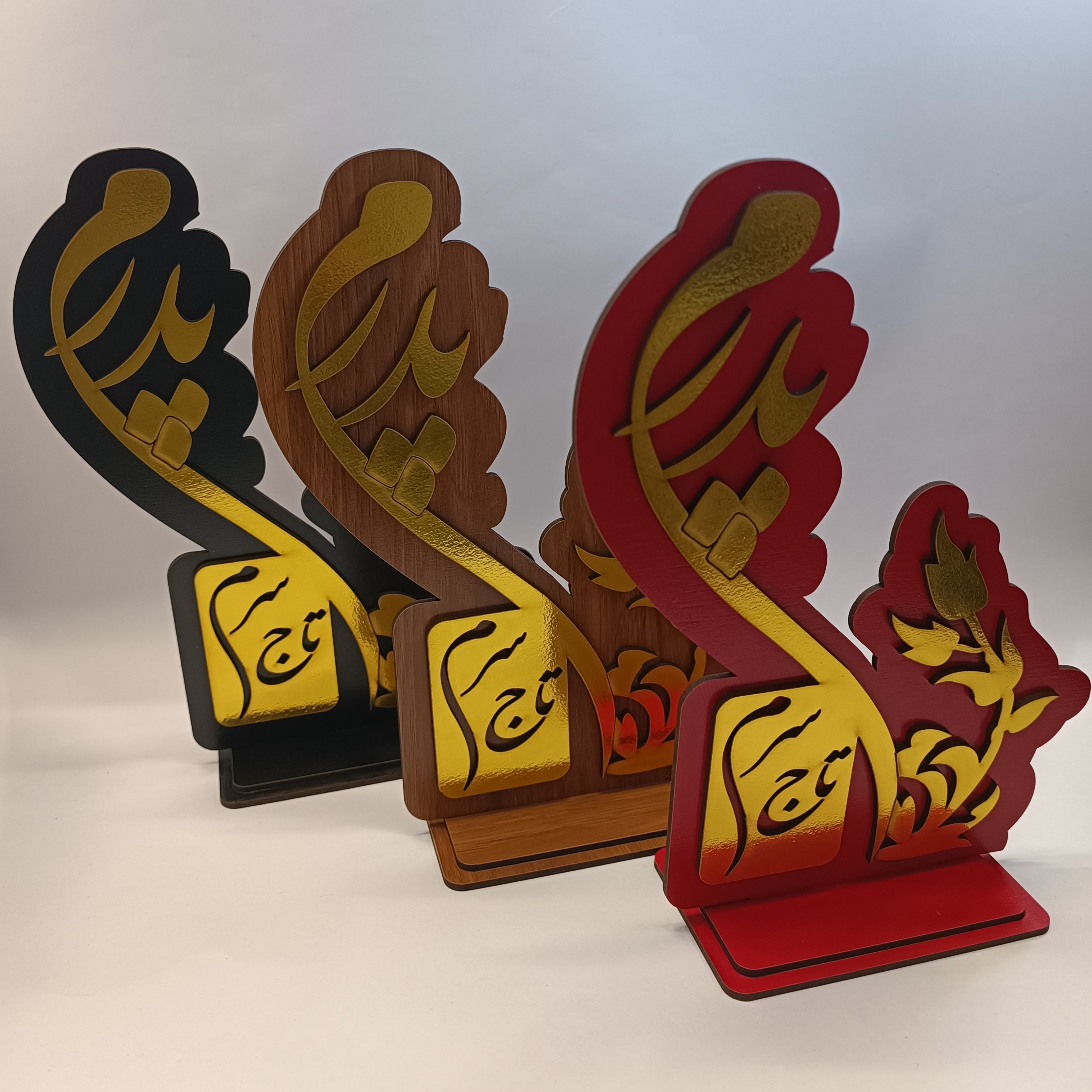 هدیه تندیس تقدیر پدر مدل تاج سرم کادویی