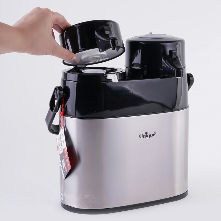 فلاسک 2قلو داخل شیشه بدنه اسیتل برند (یونیک ) گنجایش 2،6لیری 9030