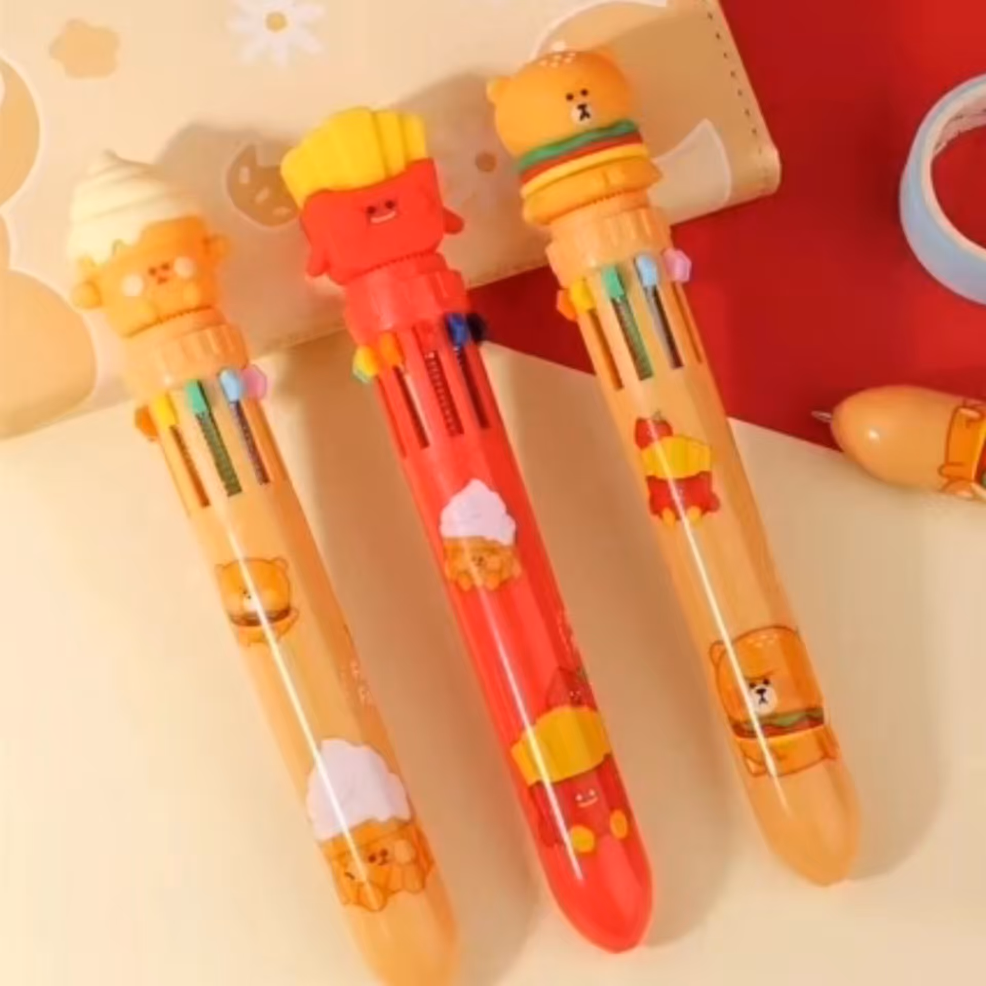 خودکار ده رنگ فست فودی یه کار خاص و لاکچری برای عاشقان فست فود