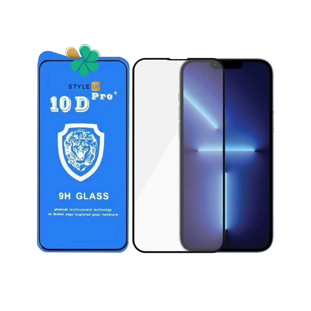 گلس تمام صفحه گوشی آیفون Apple iPhone 13 Pro مدل 10D Pro