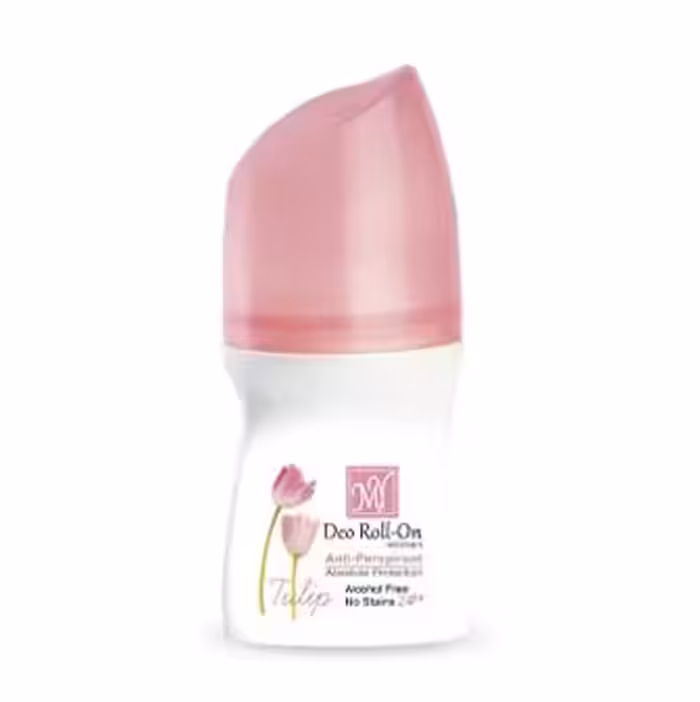 مام رول دئودورانت زنانه تولیپ صورتی 50 میلی لیتری مای