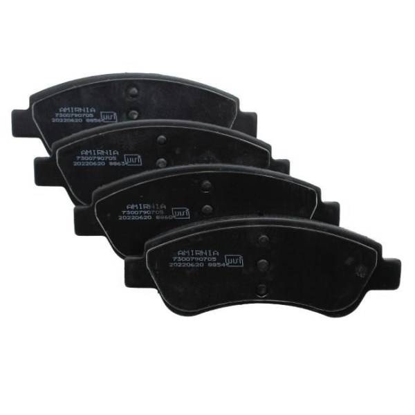 لنت ترمز دیسکی امیرنیا مناسب چرخ جلو پژو 206 تیپ 5 و 6 (مدل 97 به بعد) کد 5013031010