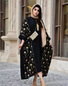 پانچو زنانه ابروبادی مدل مهتاب
