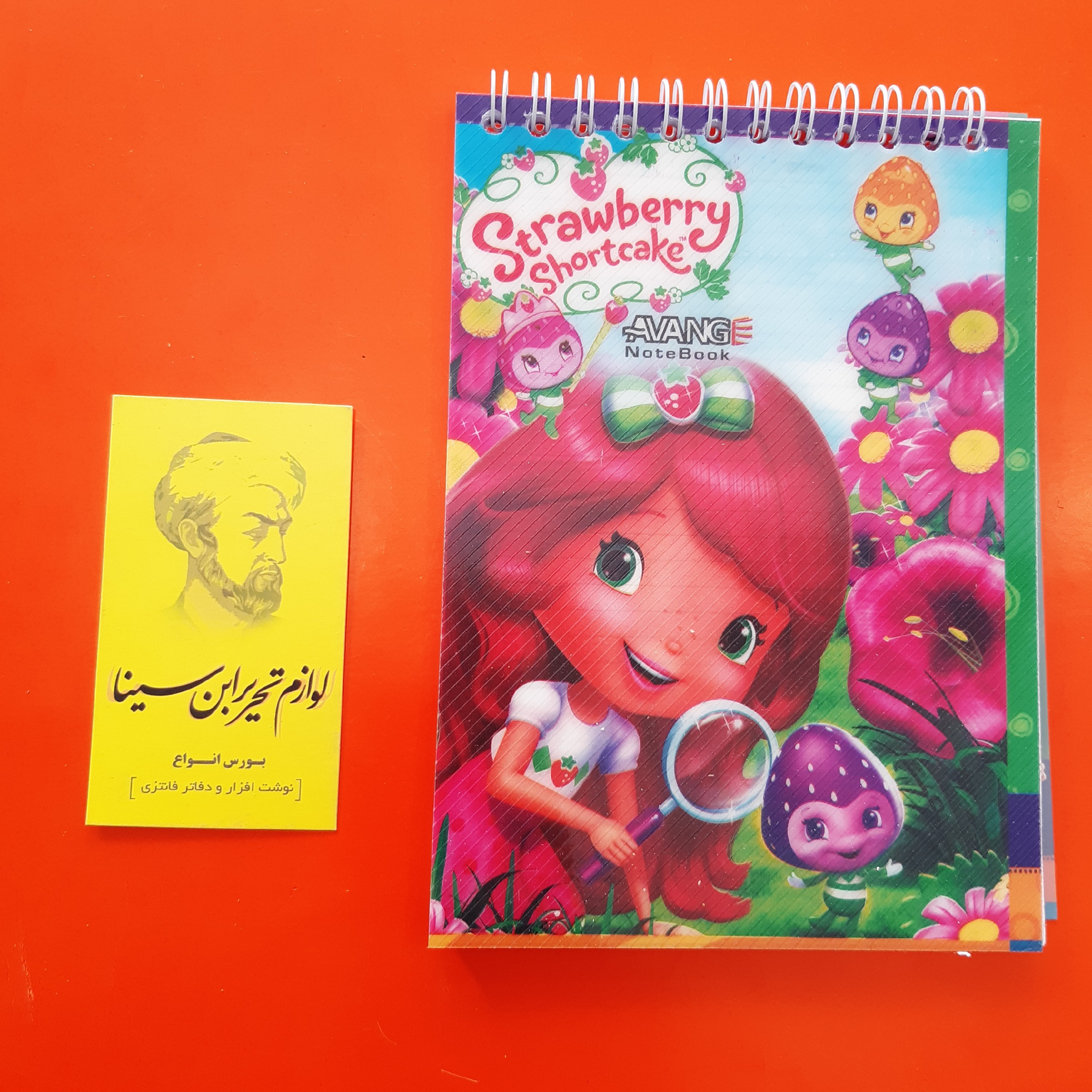 دفترچه یاداشت سایز 1 هشتم سیم دار