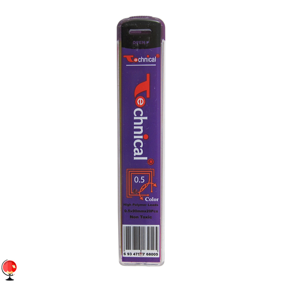 نوک مداد نوکی 0.5 رنگی تکنیکال