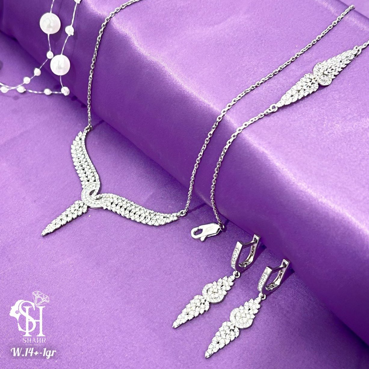 نیم ست نقره