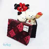 پک ولنتاین با عروسک خرس عروس و داماد