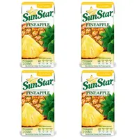 آبمیوه آناناس سان استار - 0.2 لیتر بسته 4 عددی