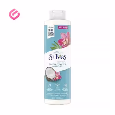 شامپو بدن استیوز St.Ives Coconut Water & Orchid