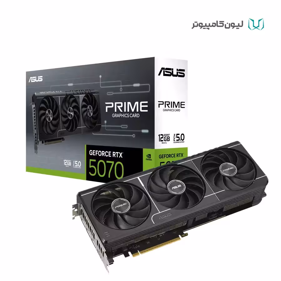 کارت گرافیک ایسوس مدل PRIME GeForce RTX 5070 Ti 16GB GDDR7