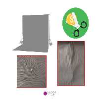 فون عکاسی شطرنجی خاکستری 3*5