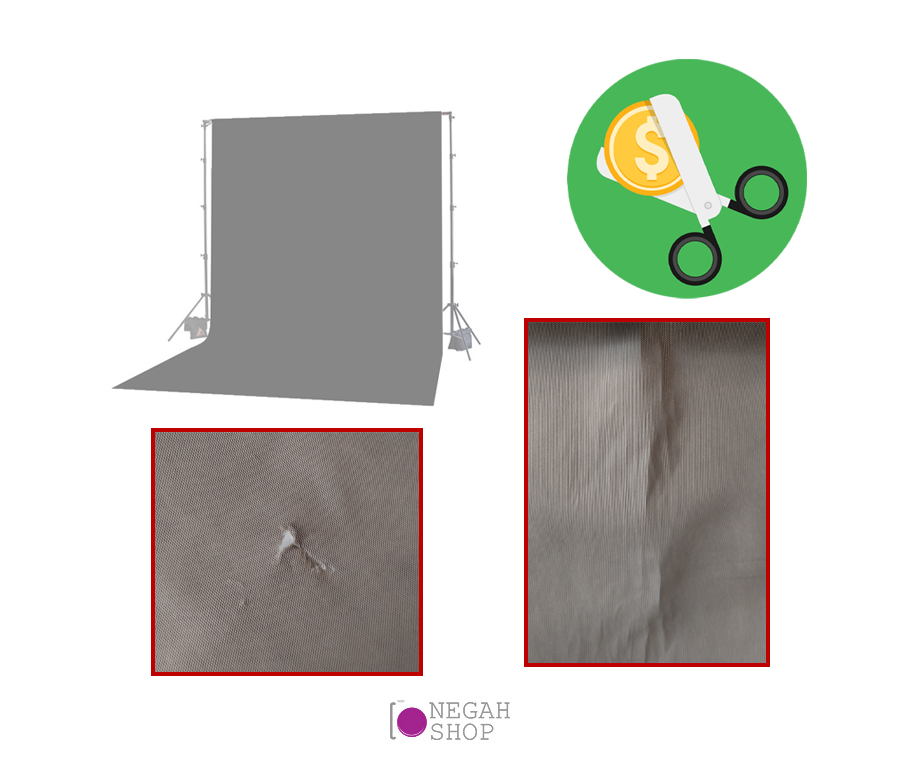 فون عکاسی شطرنجی خاکستری 3*5