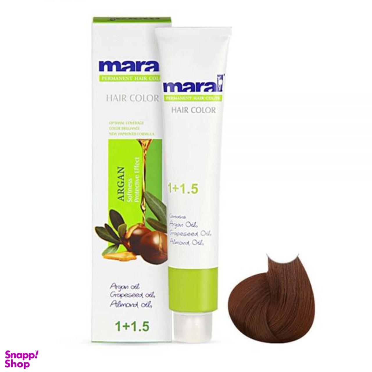 رنگ مو مارال (Maral) شماره 6.57 رنگ بلوند عسلی تیره حجم 100 میلی لیتر