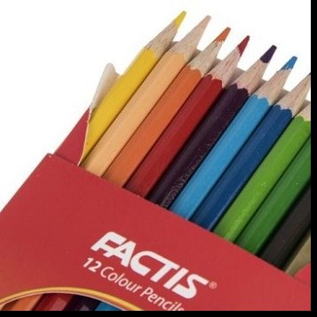 مداد رنگی 12 رنگ factis