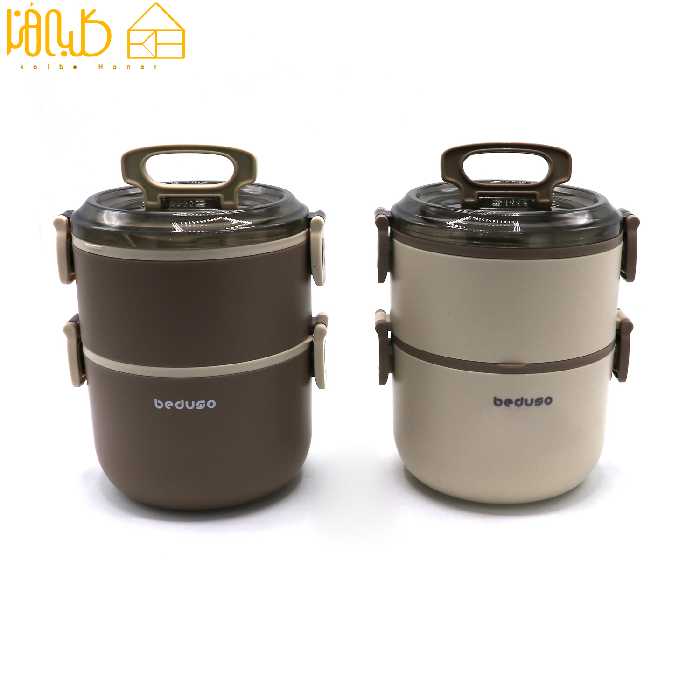 لانچ باکس دوطبقه گرد 718