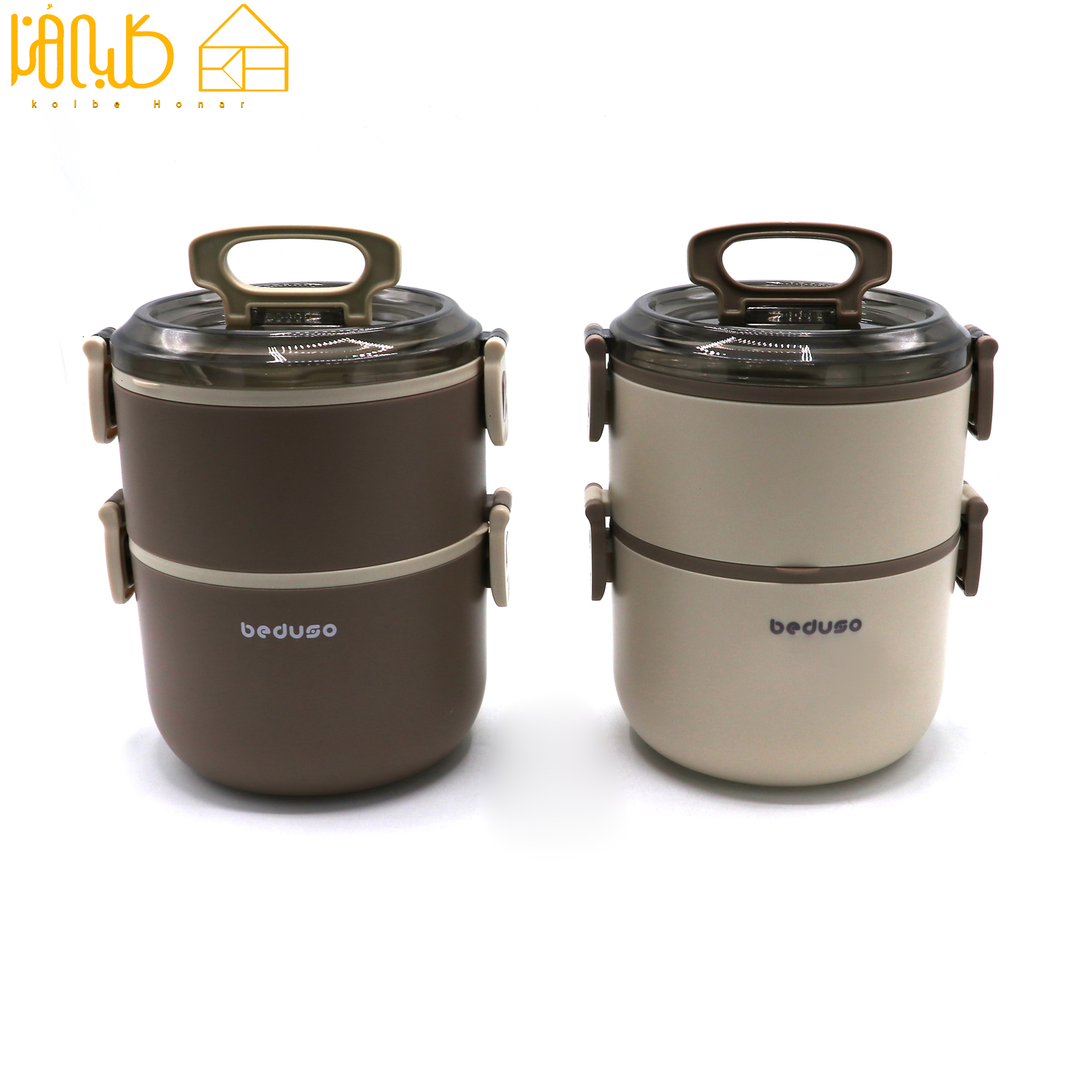 لانچ باکس دوطبقه گرد 718