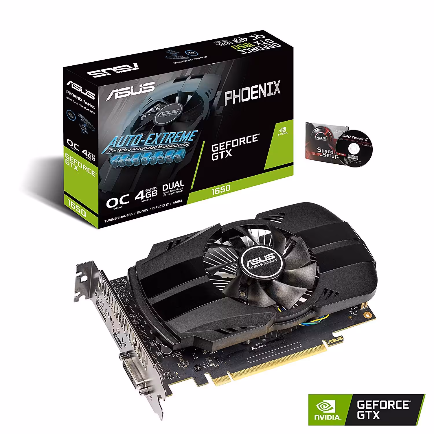 کارت گرافیک ایسوس PH-GTX1650-O4G