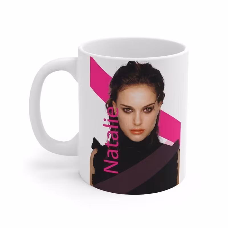 ماگ طرح ناتالی پورتمن Natalie Portman مدل NM1921