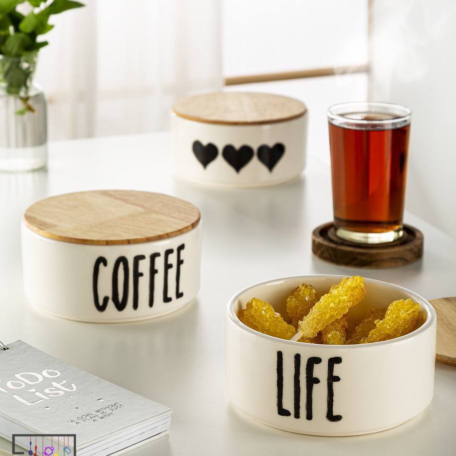 کوکی سرامیکی تکست درب چوبی
