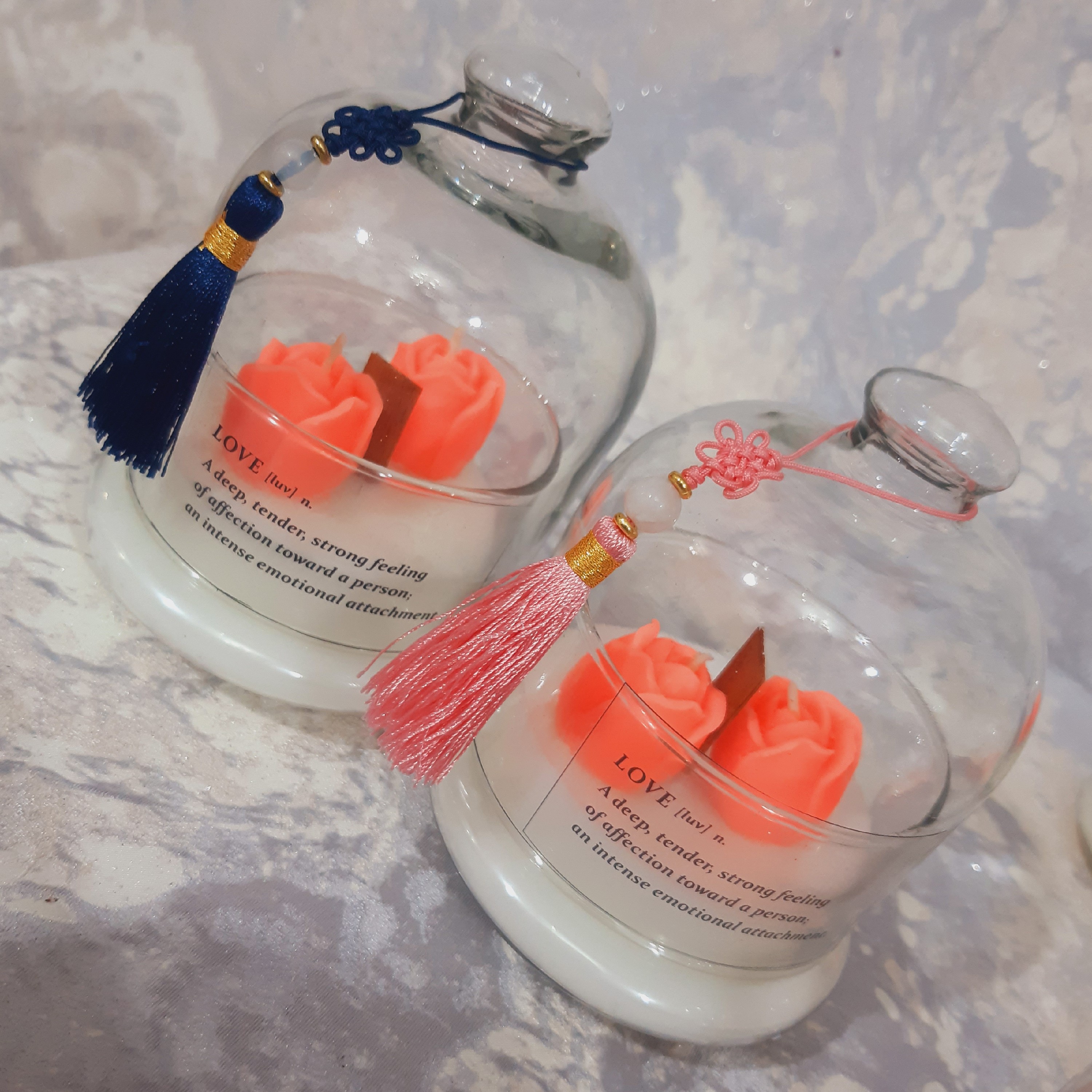 شمع شیشه ای