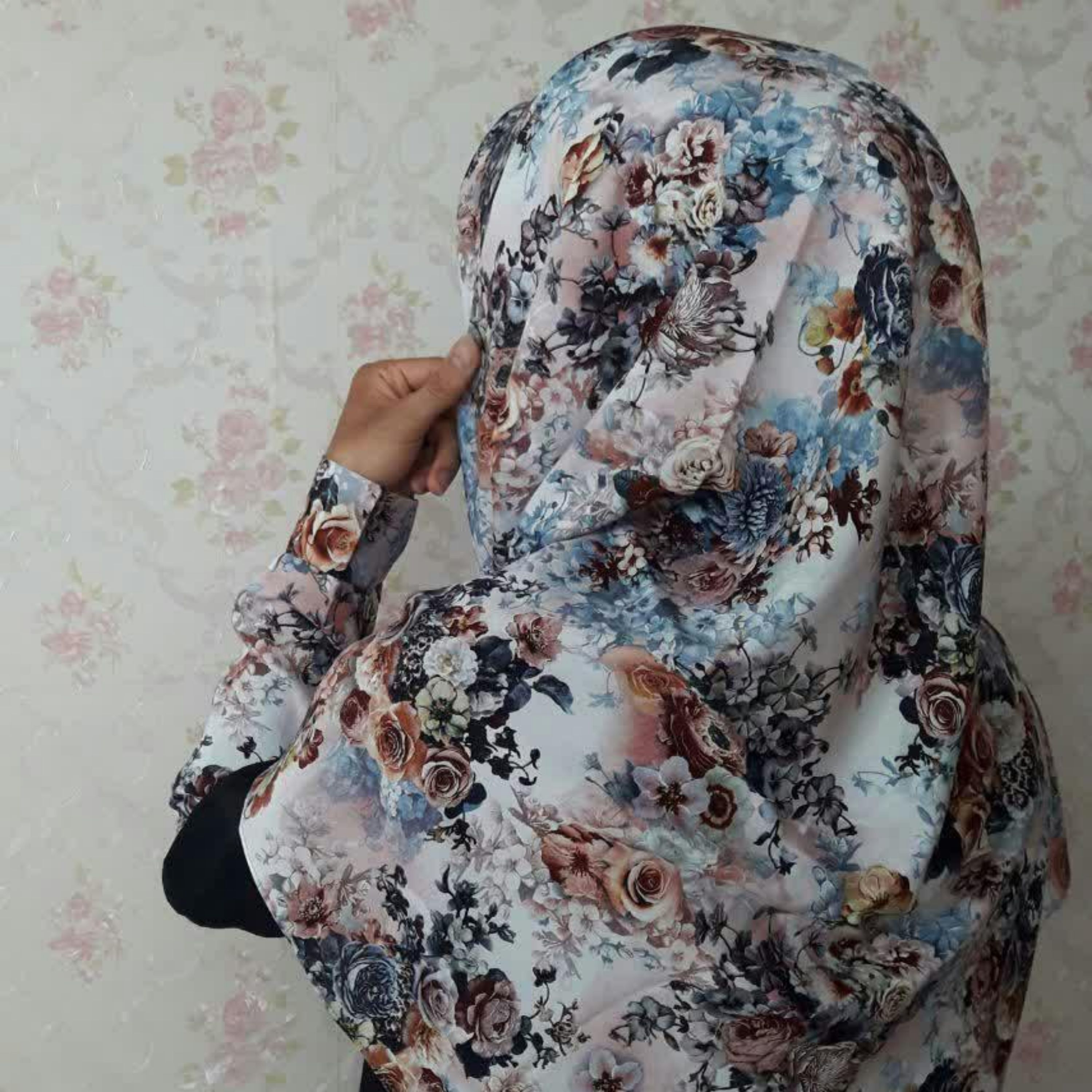 ست روسری و ساقدست نخی 10