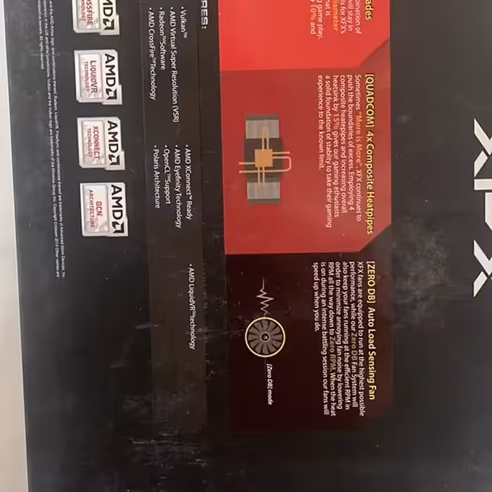 کارت گرافیگ xfx rx 580 اکبند