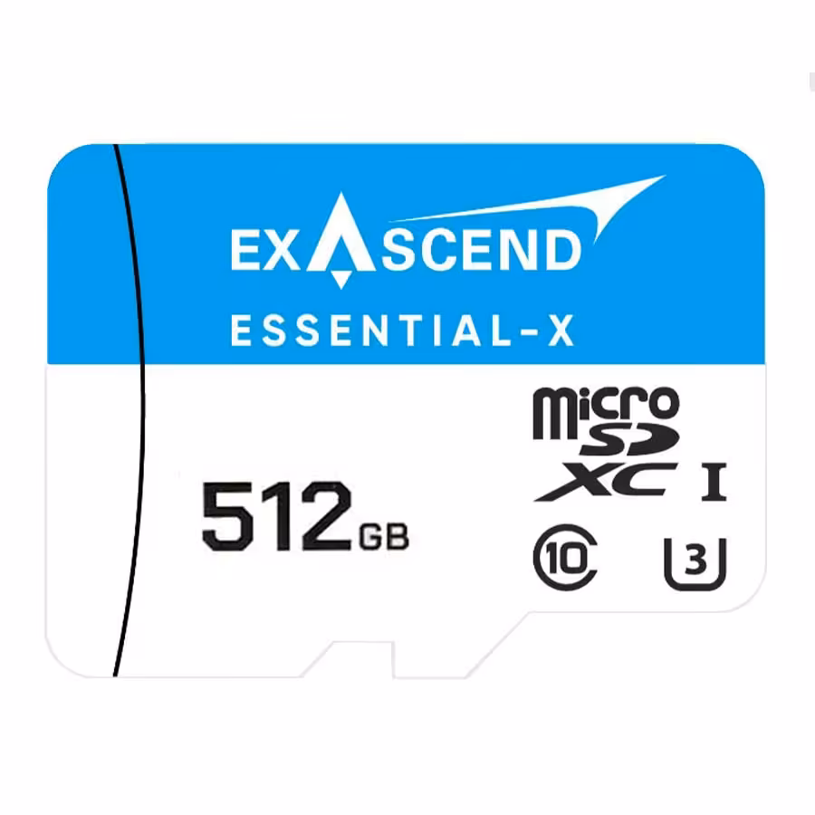 قیمت و خرید کارت حافظه MicroSDXC اگزاسند مدل Essential-X UHS-I U3 V10 512GB 90MB/s | یاس ارتباط