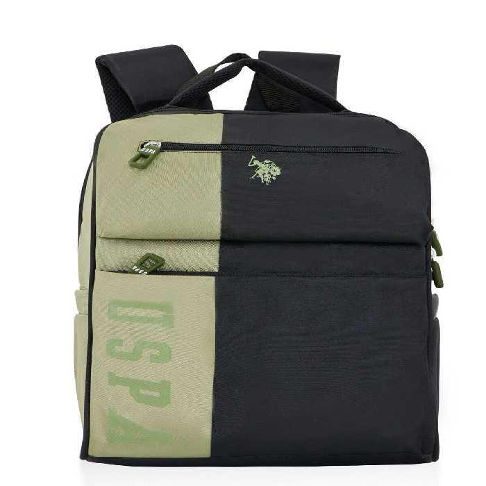 کوله پشتی چند رنگ مردانه و زنانه پایه. چوگان Assn. سیاه سبز U.S. Polo Assn.