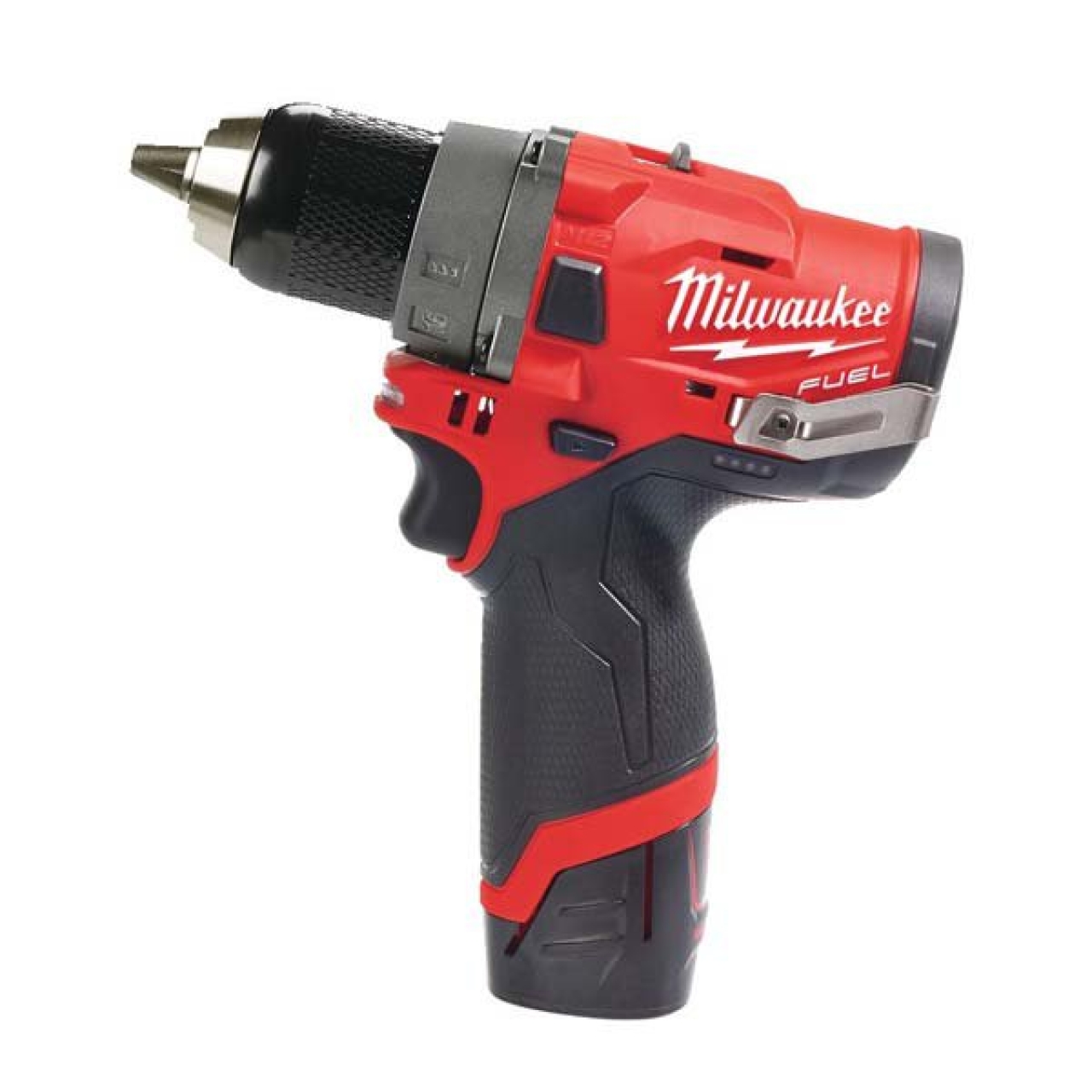 دریل پیچ گوشتی چکشی شارژی 12 ولت براشلس میلواکی مدل M12 FDD-202X