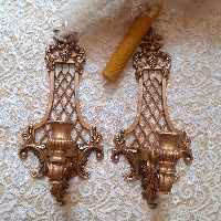 شمعدان دیواری مشبک کلاسیک