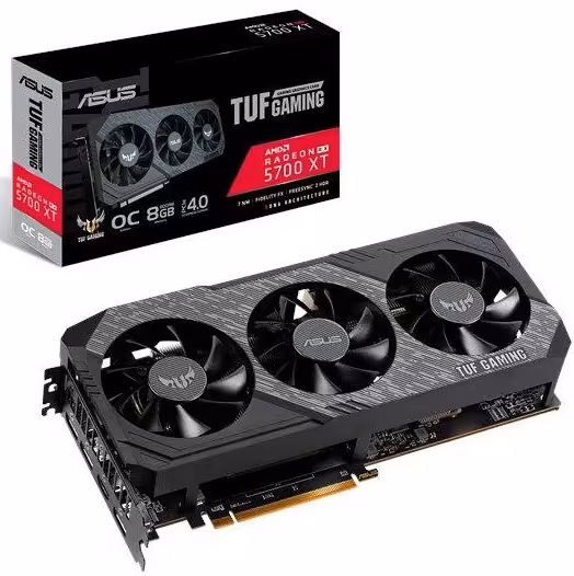 کارت گرافیک ایسوس مدل TUF 3-RX5700XT-O8G-GAMING با حافظه 8 گیگابایت