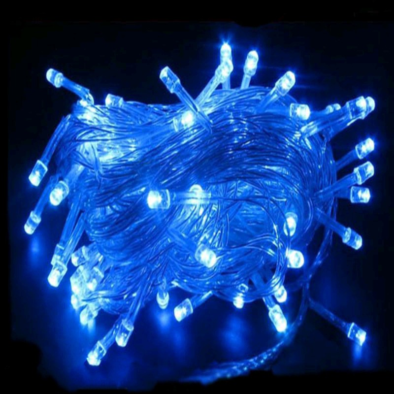 ریسه سوزنی آبی 10 متری (با  تغییر رقص نور  8 حالته)