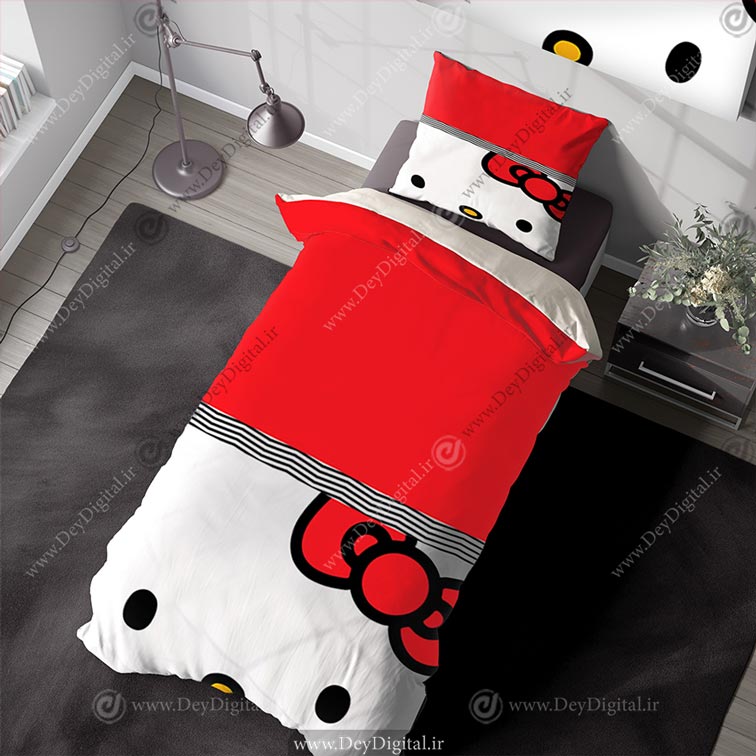 روتختی تکنفره دخترانه ساده و شیک PK-3189