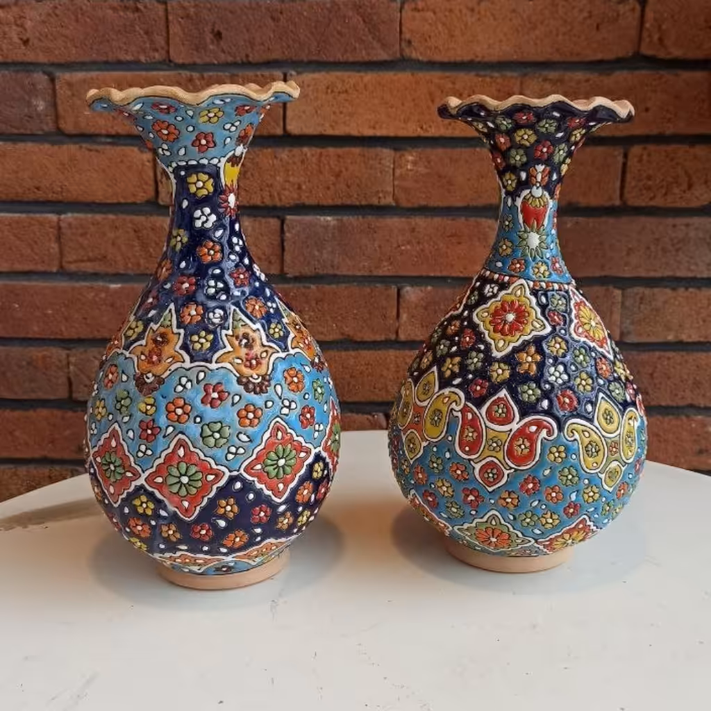 گلدان میناکاری