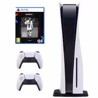 خرید پلی استیشن 5 دیسک خور   یک کنترلر اضافه   بازی FIFA 21